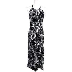 Maggy London Maxi Dress 8 Halter Resort Cruise Vacation Wedding Guest Island